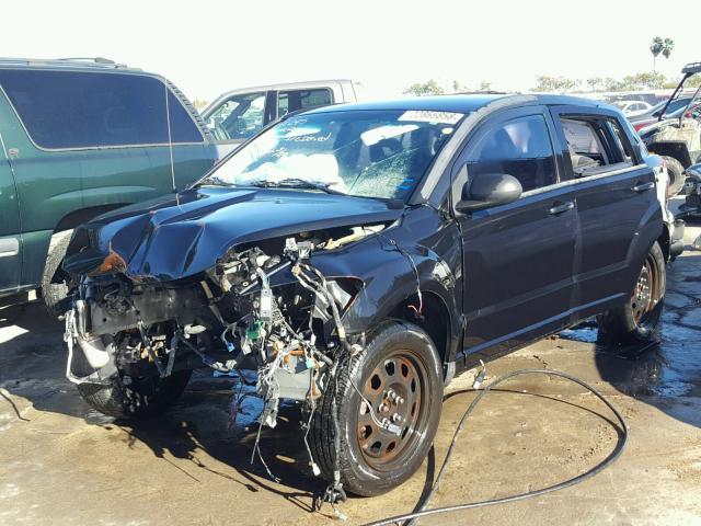 1B3HB48A39D148118 - 2009 DODGE CALIBER SX BLACK photo 2