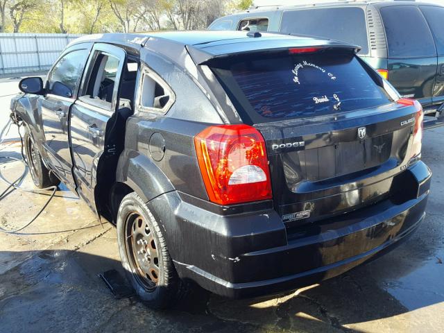 1B3HB48A39D148118 - 2009 DODGE CALIBER SX BLACK photo 3