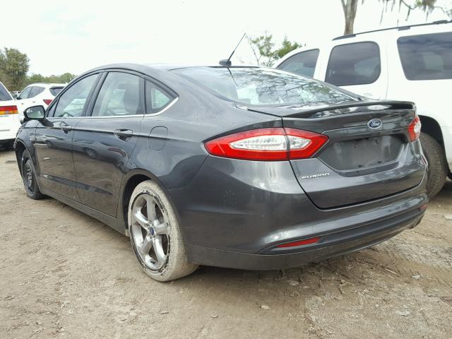 1FA6P0H76F5118174 - 2015 FORD FUSION SE CHARCOAL photo 3