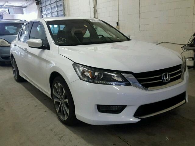 1HGCR2F52FA242231 - 2015 HONDA ACCORD SPO WHITE photo 1