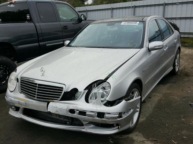 WDBUF76J35A799054 - 2005 MERCEDES-BENZ E 55 AMG SILVER photo 2