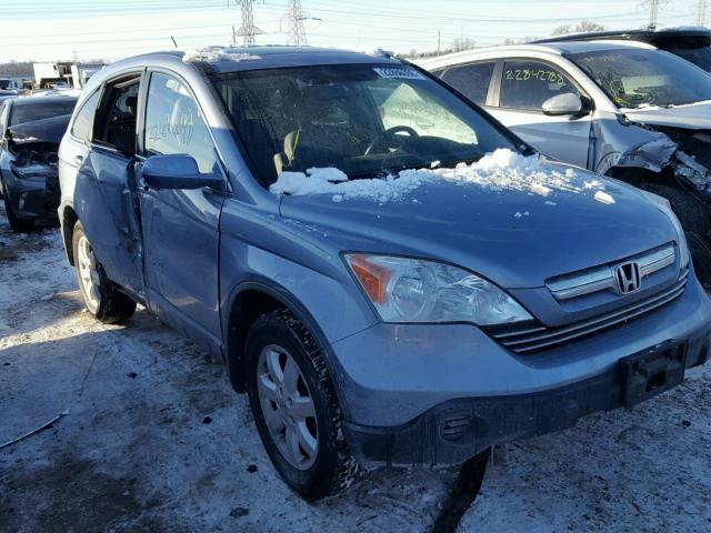 5J6RE48739L004728 - 2009 HONDA CR-V EXL BLUE photo 1