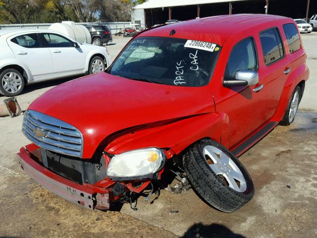 3GNDA53P18S623854 - 2008 CHEVROLET HHR LT RED photo 2