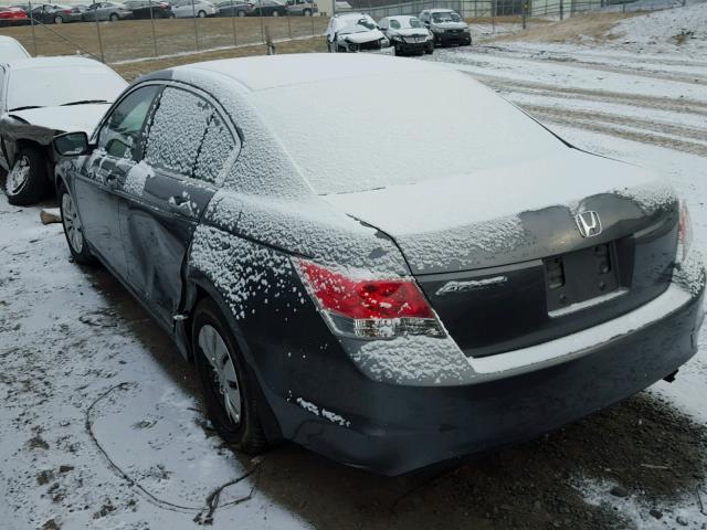 1HGCP2F39AA102092 - 2010 HONDA ACCORD LX GRAY photo 3