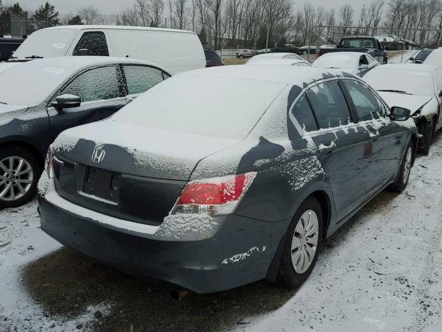 1HGCP2F39AA102092 - 2010 HONDA ACCORD LX GRAY photo 4