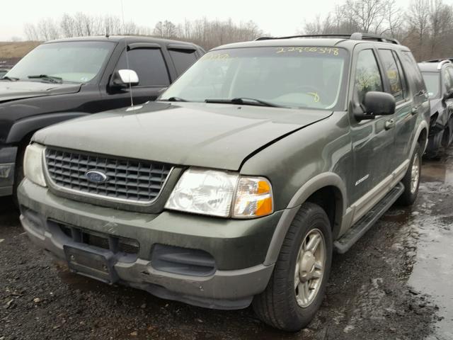 1FMZU73E02UB50757 - 2002 FORD EXPLORER X GREEN photo 2