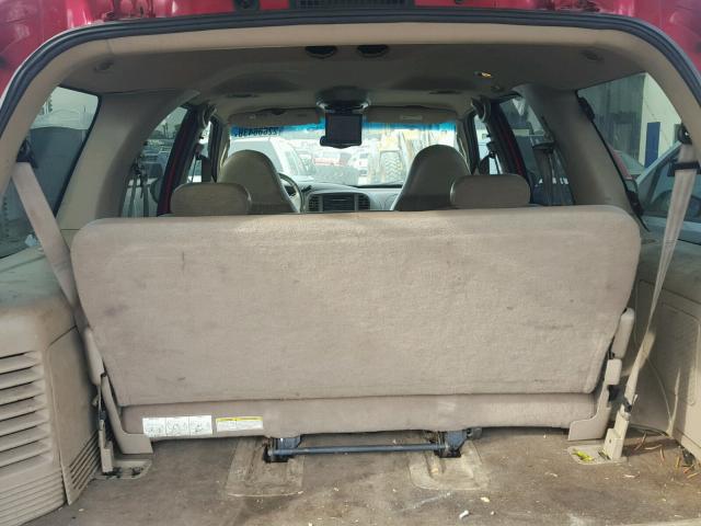 1FMRU17L11LA74119 - 2001 FORD EXPEDITION RED photo 9