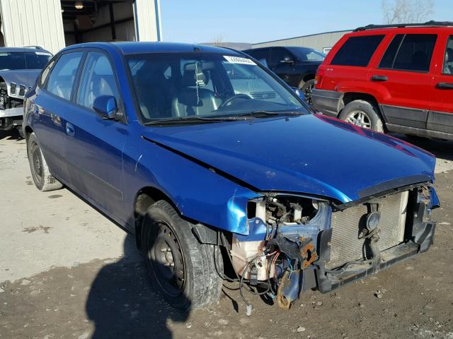 KMHDN56D36U198998 - 2006 HYUNDAI ELANTRA GL BLUE photo 1