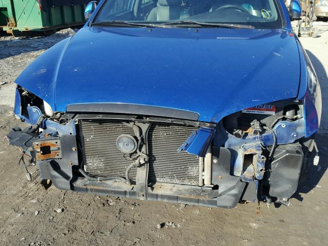 KMHDN56D36U198998 - 2006 HYUNDAI ELANTRA GL BLUE photo 9