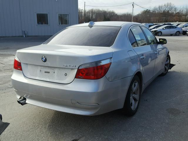 WBANE53546CK88041 - 2006 BMW 525 I GRAY photo 4