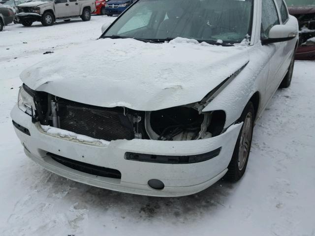 YV1RS592082682438 - 2008 VOLVO S60 2.5T WHITE photo 9