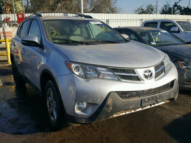 2T3WFREV8FW204681 - 2015 TOYOTA RAV4 XLE SILVER photo 1