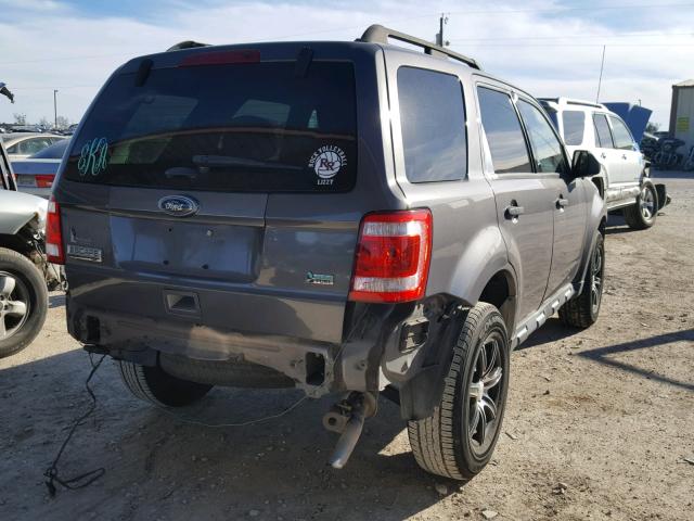 1FMCU0DGXBKC42077 - 2011 FORD ESCAPE XLT GRAY photo 4