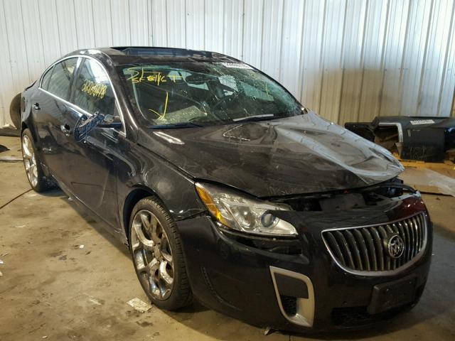 2G4GV5GV1C9177564 - 2012 BUICK REGAL GS BLACK photo 1