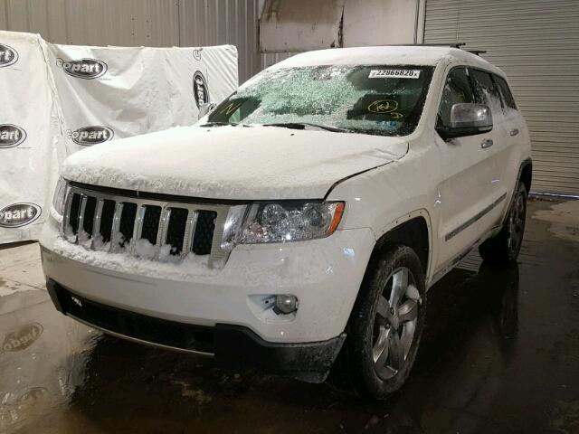 1C4RJFCT6CC141669 - 2012 JEEP GRAND CHER WHITE photo 2