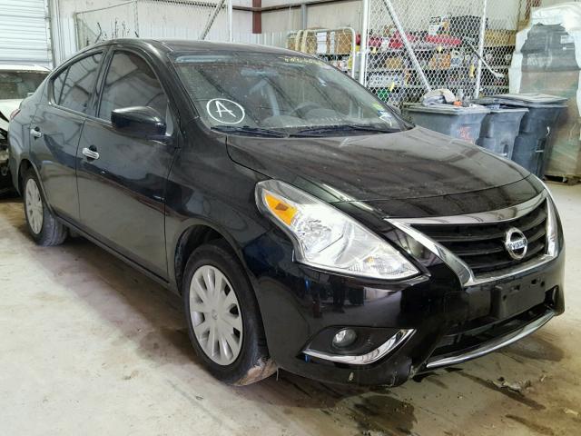 3N1CN7AP1GL905480 - 2016 NISSAN VERSA S BLACK photo 1