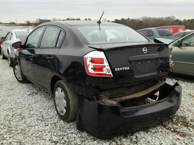 3N1AB61E08L713705 - 2008 NISSAN SENTRA 2.0 BLACK photo 3