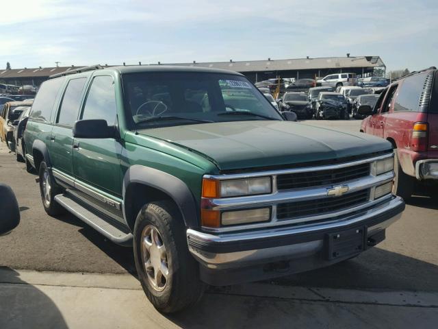 3GNFK16R0XG182828 - 1999 CHEVROLET SUBURBAN K GREEN photo 1