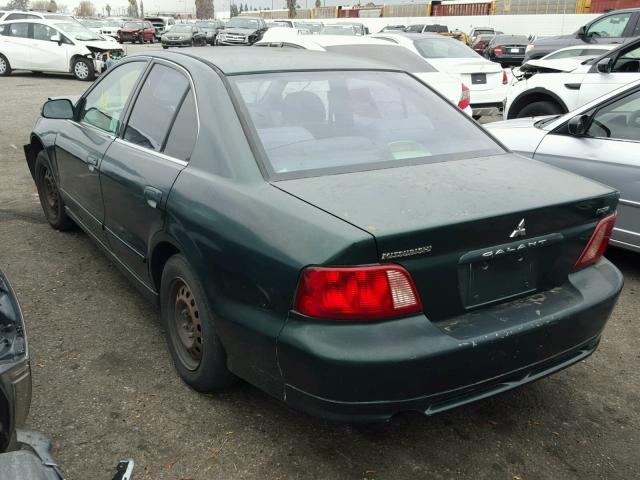 4A3AA46G42E008697 - 2002 MITSUBISHI GALANT ES GREEN photo 3