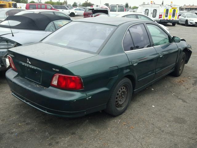 4A3AA46G42E008697 - 2002 MITSUBISHI GALANT ES GREEN photo 4