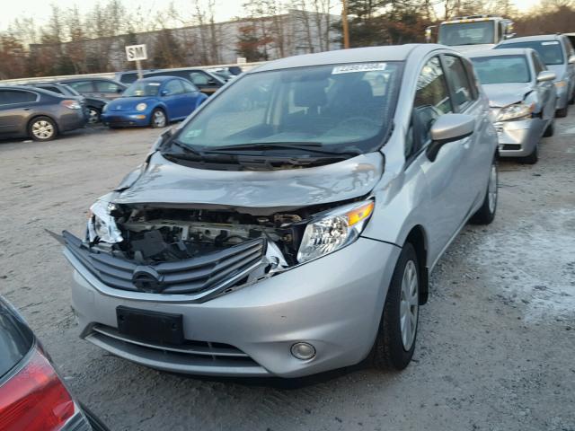 3N1CE2CP3FL365404 - 2015 NISSAN VERSA NOTE SILVER photo 2