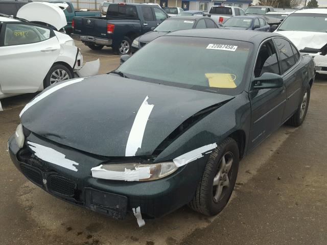 1G2WJ52J8YF175104 - 2000 PONTIAC GRAND PRIX BLACK photo 2