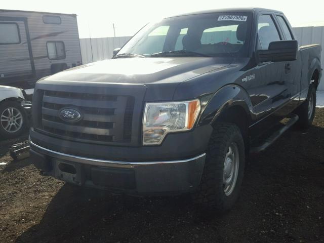 1FTFX1EV0AFB11341 - 2010 FORD F150 SUPER BLACK photo 2