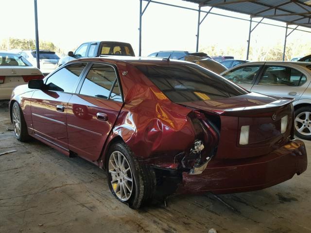 1G6DP577X60181505 - 2006 CADILLAC CTS HI FEA BURGUNDY photo 3