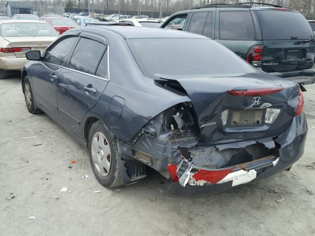 1HGCM56417A204384 - 2007 HONDA ACCORD LX GRAY photo 3