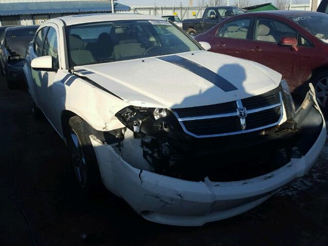 1B3LC76M78N619038 - 2008 DODGE AVENGER R/ WHITE photo 1