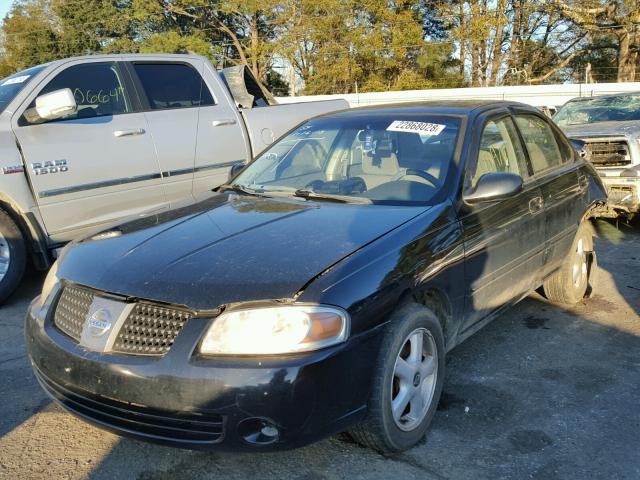 3N1CB51D95L521785 - 2005 NISSAN SENTRA 1.8 BLACK photo 2