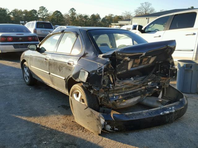 3N1CB51D95L521785 - 2005 NISSAN SENTRA 1.8 BLACK photo 3