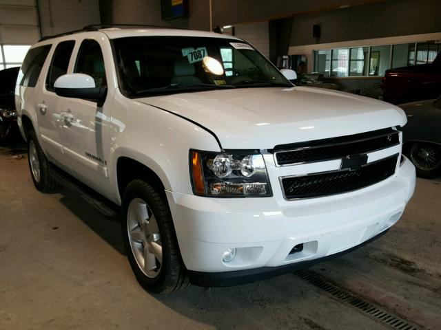 3GNFK16367G212345 - 2007 CHEVROLET SUBURBAN K WHITE photo 1