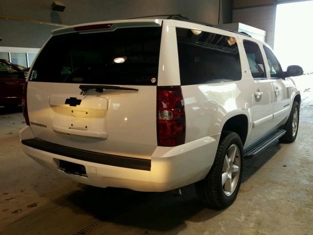 3GNFK16367G212345 - 2007 CHEVROLET SUBURBAN K WHITE photo 4