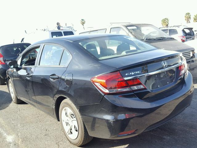 2HGFB2F54FH525636 - 2015 HONDA CIVIC LX BLACK photo 3