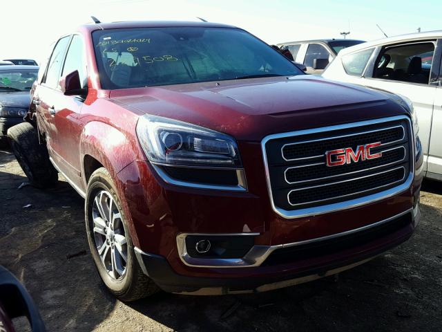 1GKKRRKD3FJ229508 - 2015 GMC ACADIA SLT RED photo 1