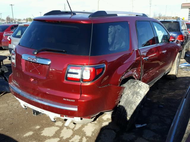 1GKKRRKD3FJ229508 - 2015 GMC ACADIA SLT RED photo 4