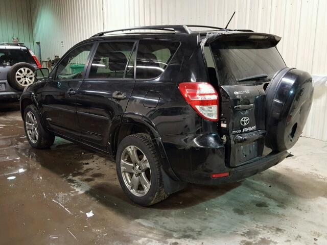 2T3ZK32V59W002606 - 2009 TOYOTA RAV4 SPORT BLACK photo 3