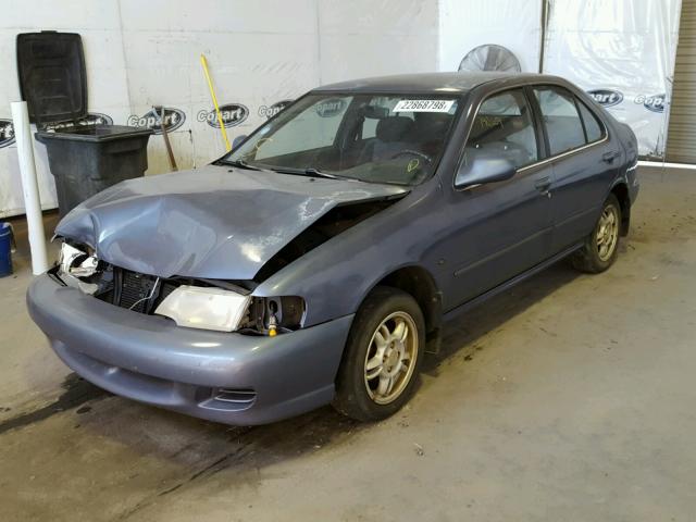 3N1AB41D7XL111619 - 1999 NISSAN SENTRA BAS BLUE photo 2