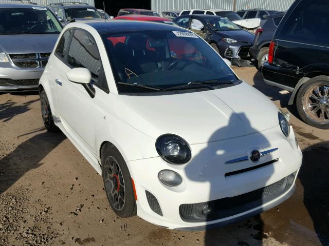 3C3CFFHH8DT608516 - 2013 FIAT 500 SPORT WHITE photo 1