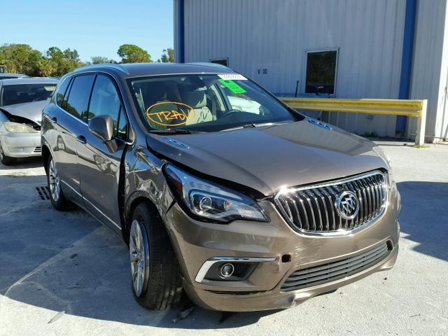 LRBFXBSA3HD007468 - 2017 BUICK ENVISION E BROWN photo 1
