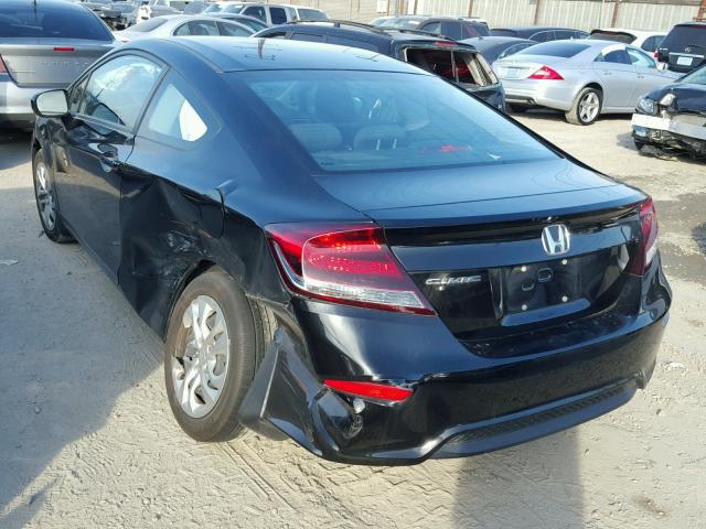 2HGFG3B50FH525937 - 2015 HONDA CIVIC LX BLACK photo 3