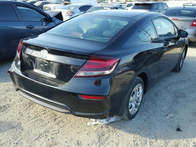 2HGFG3B50FH525937 - 2015 HONDA CIVIC LX BLACK photo 4