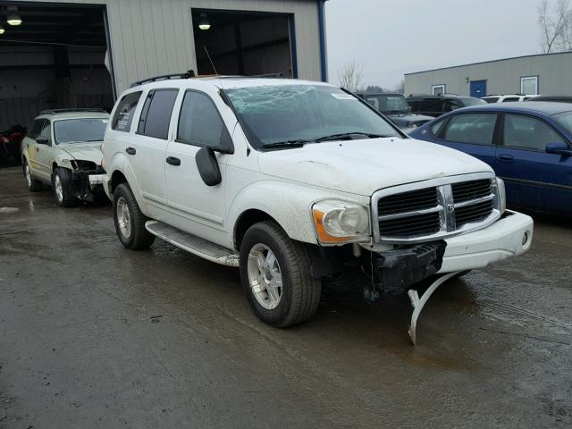 1D8HB58D85F622577 - 2005 DODGE DURANGO LI WHITE photo 1