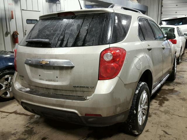 2GNFLEEK9D6252603 - 2013 CHEVROLET EQUINOX LT CREAM photo 4