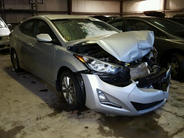 5NPDH4AE5GH711993 - 2016 HYUNDAI ELANTRA SE SILVER photo 1