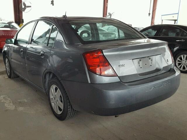 1G8AJ58F47Z101954 - 2007 SATURN ION LEVEL GRAY photo 3