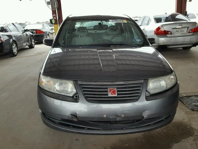 1G8AJ58F47Z101954 - 2007 SATURN ION LEVEL GRAY photo 9