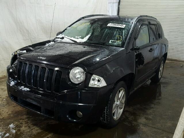 1J4FF47B89D107529 - 2009 JEEP COMPASS SP BLACK photo 2