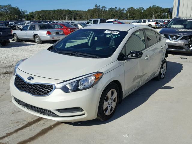 KNAFK4A65F5275810 - 2015 KIA FORTE LX TAN photo 2